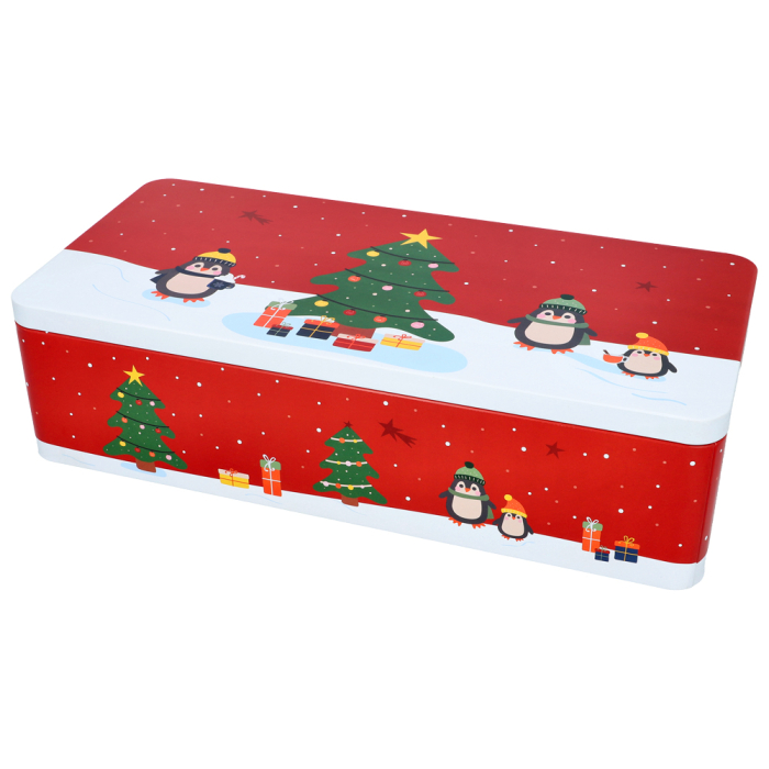 XXL Keksdose „Winter Market“ 42 cm – Weihnachtsdose