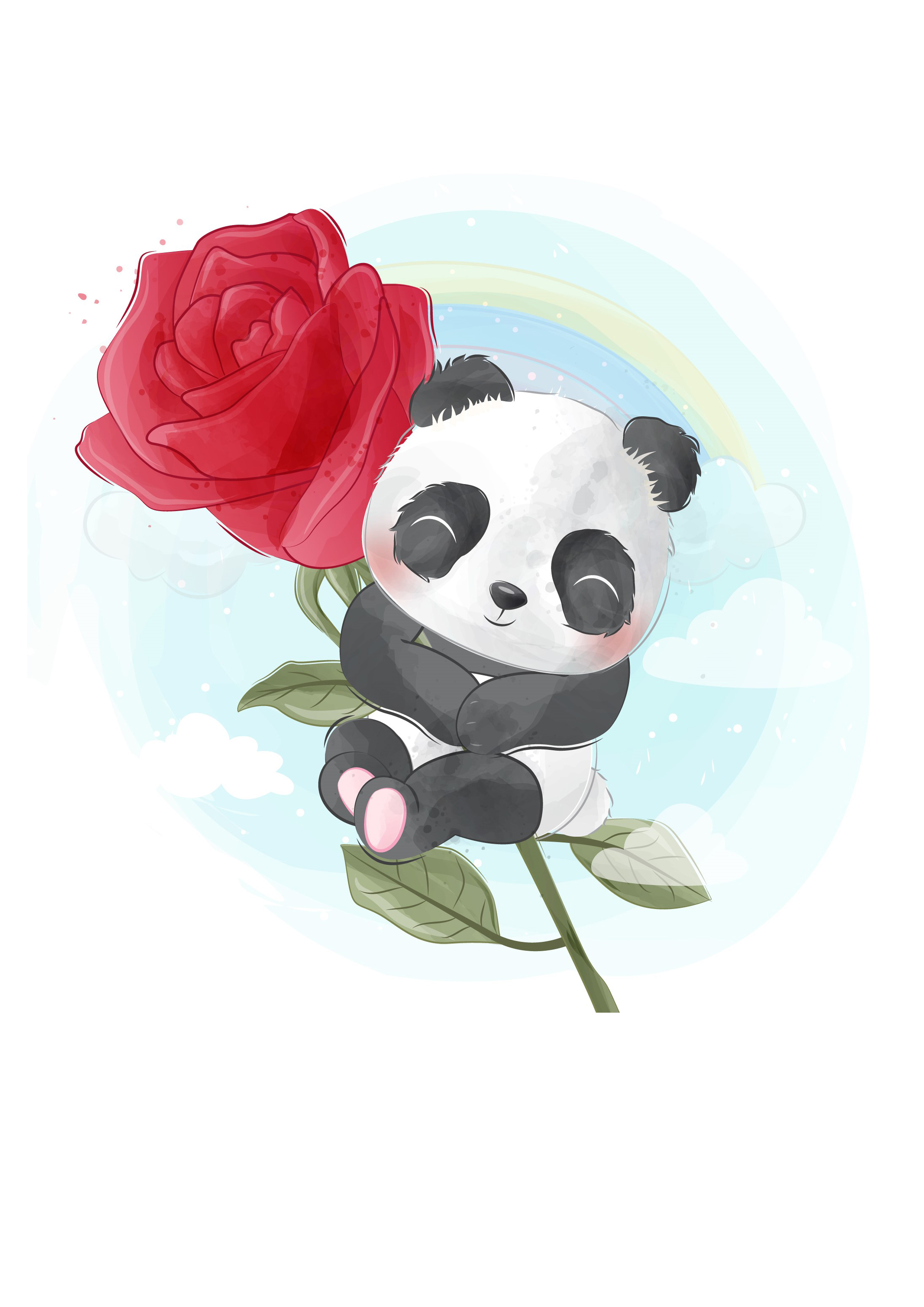 Tortenaufleger Pandabär