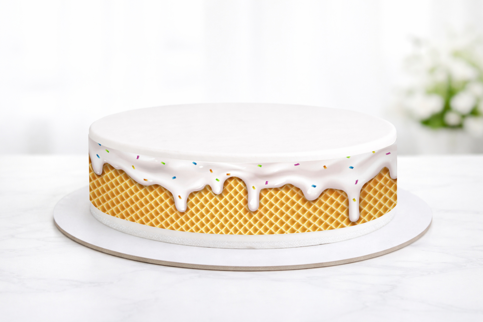 Tortenband Waffel