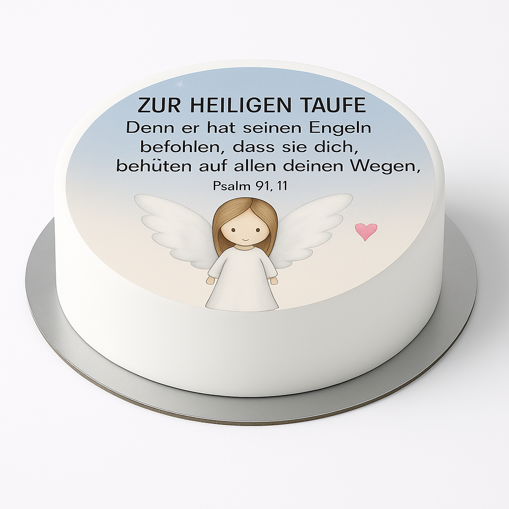 Tortenaufleger Zur heiligen Taufe