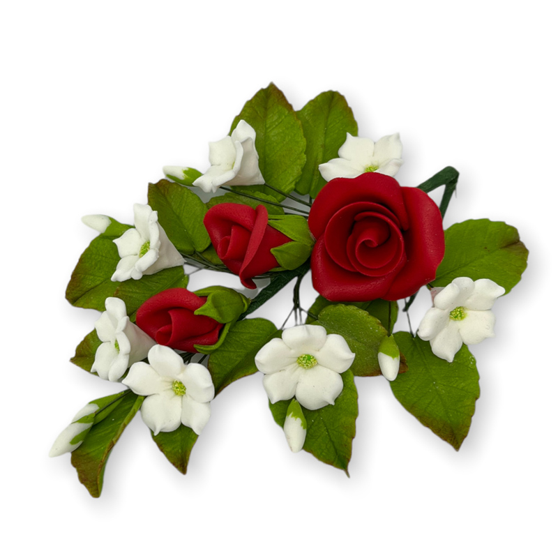 Zuckerblumen-Bouquet  „Rosenranke“ 