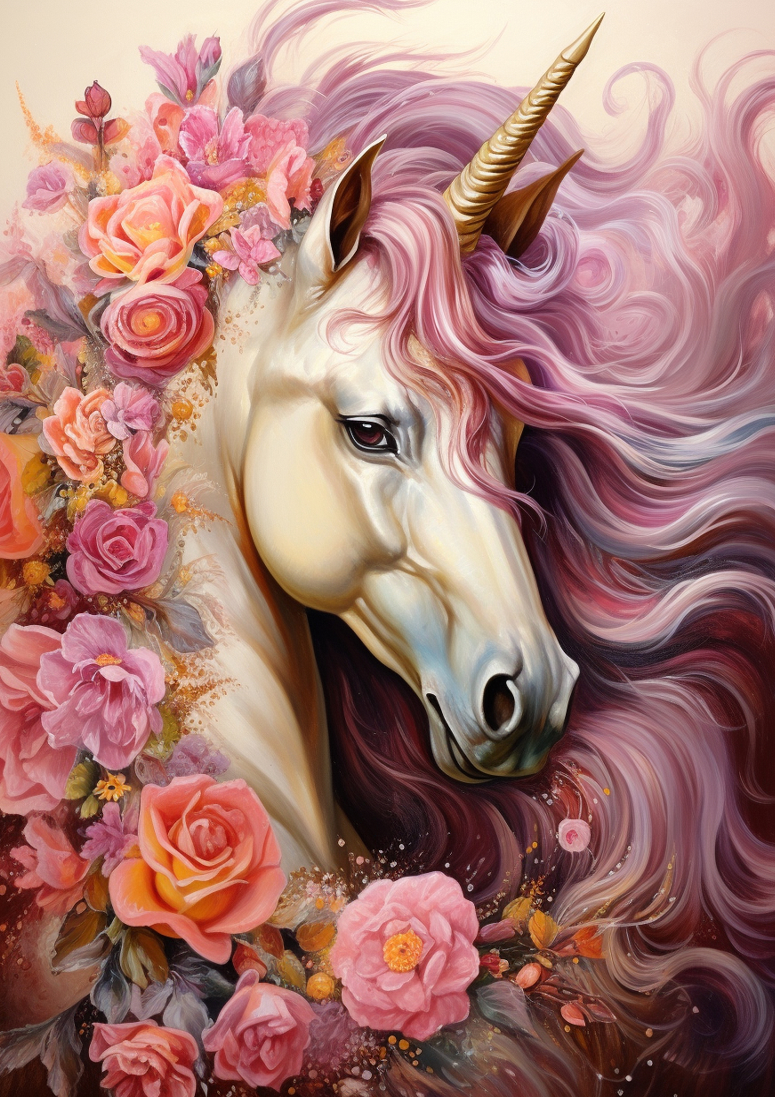 Rouladendekor Einhorn