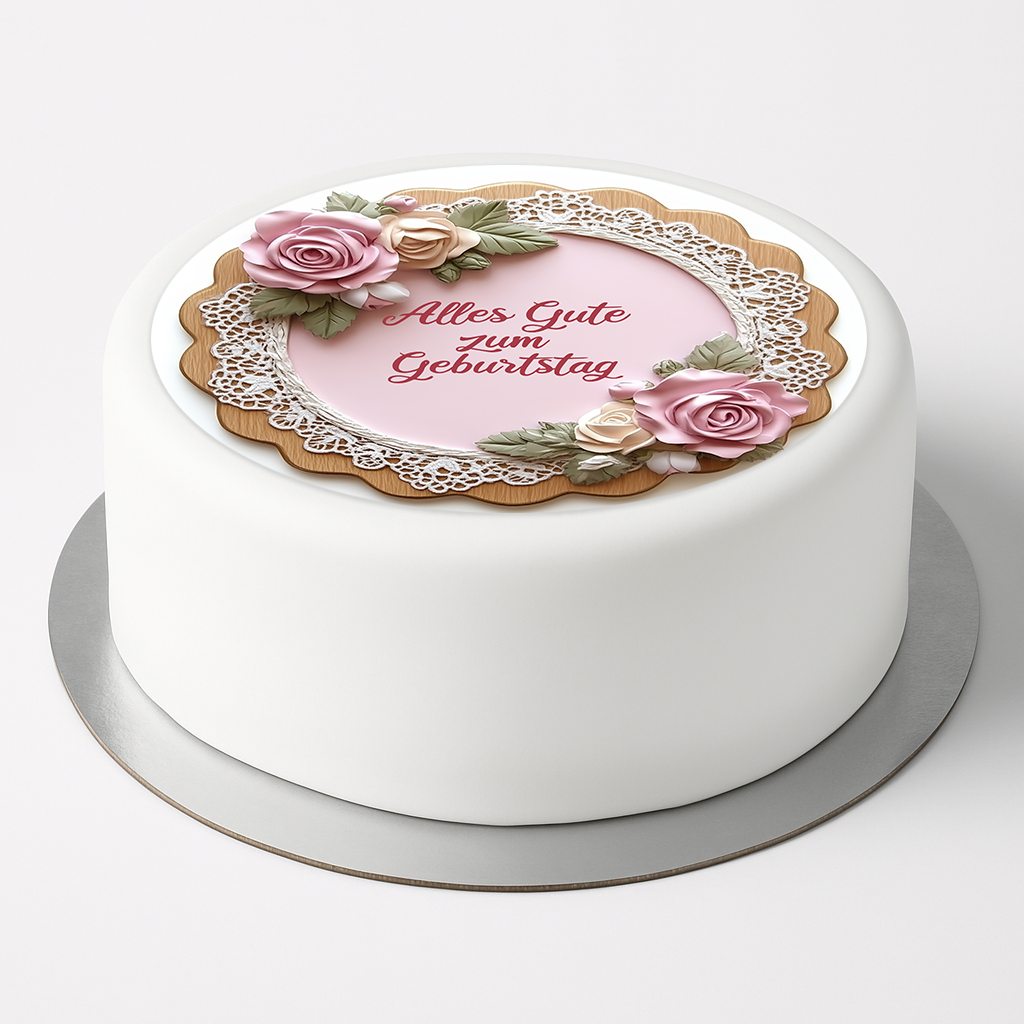 Tortenaufleger Geburtstag  