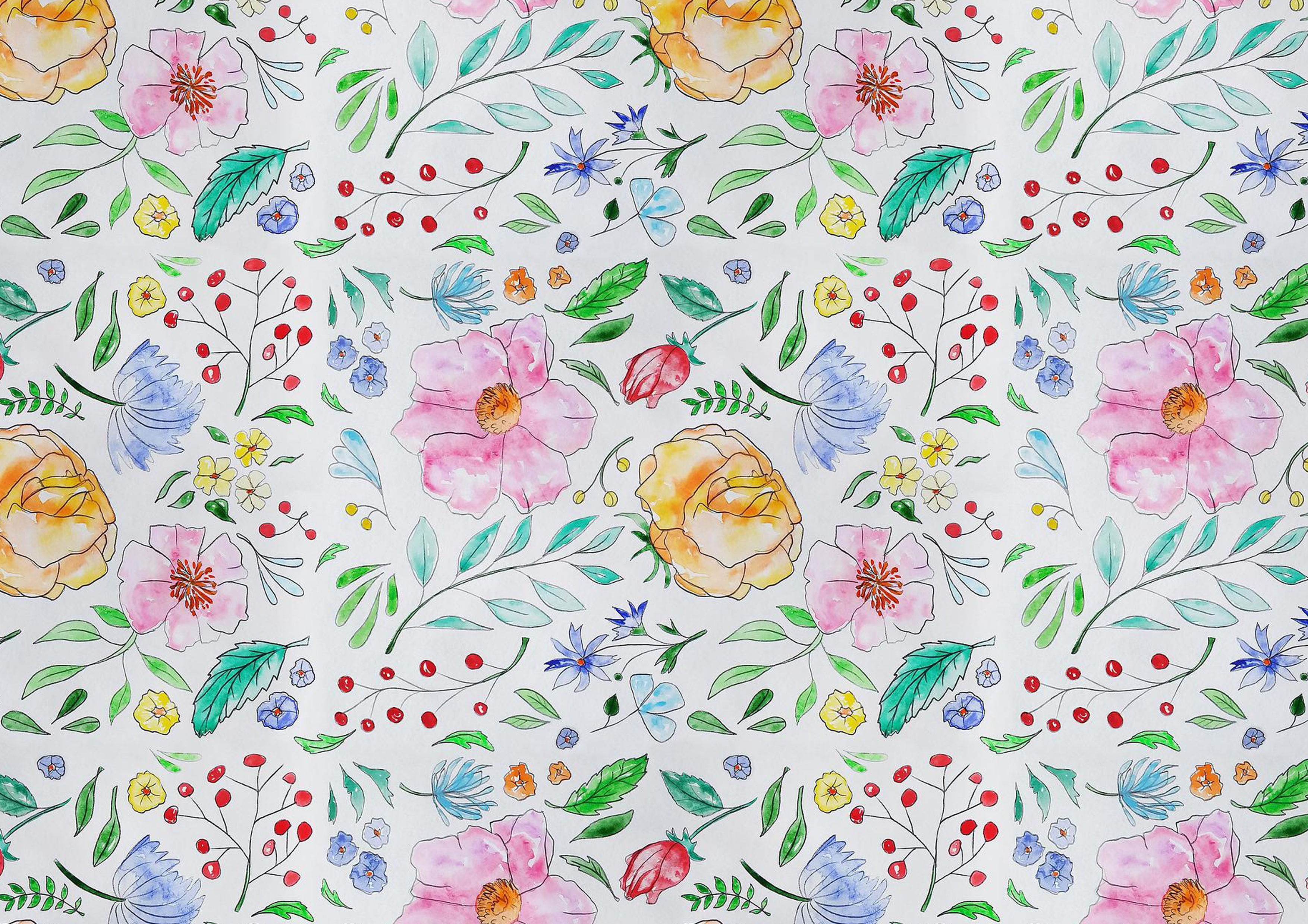 Wafer Paper / Oblatenpapier Blumen