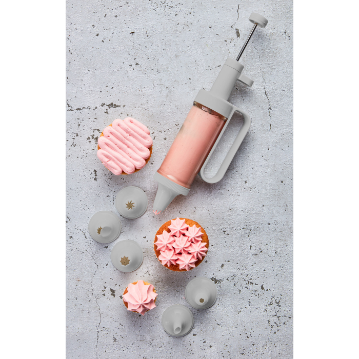 Garnierspritze mit 6 Tüllen