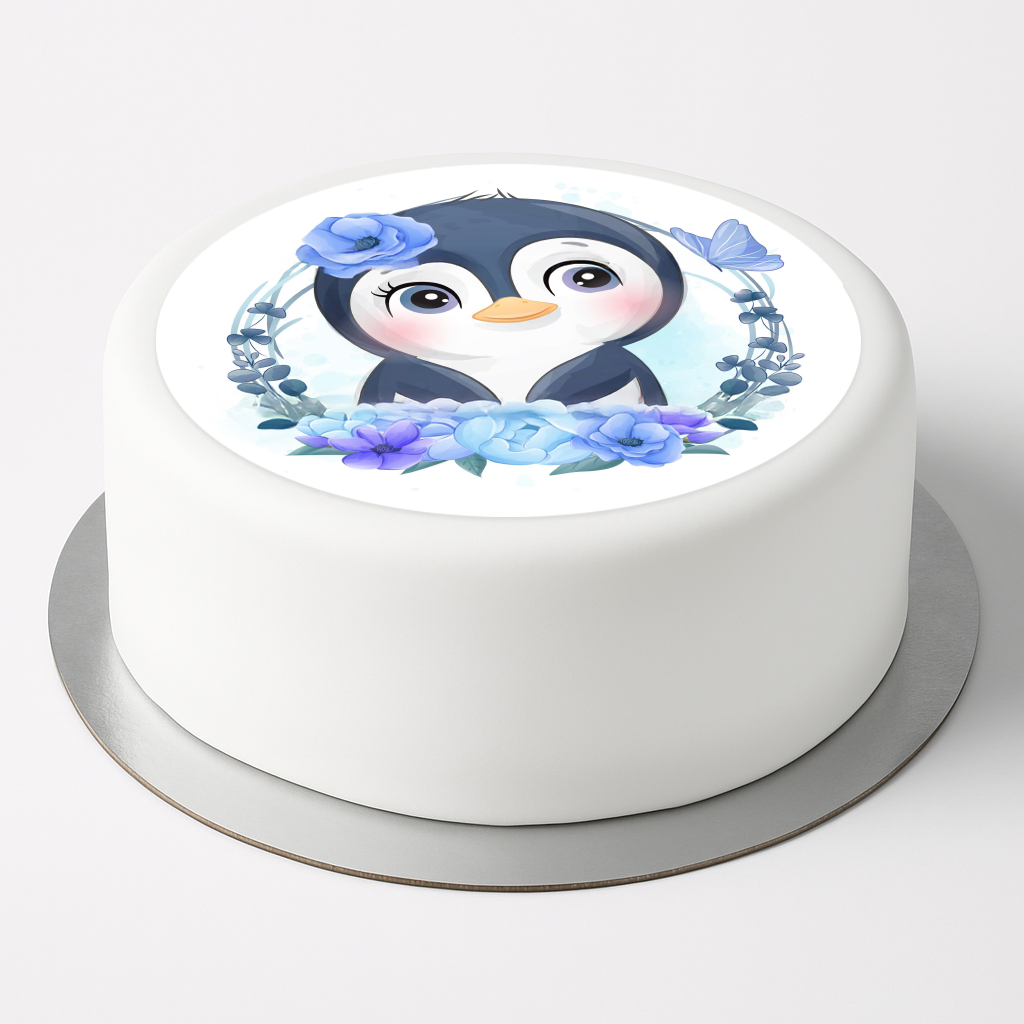 Tortenaufleger Pinguin