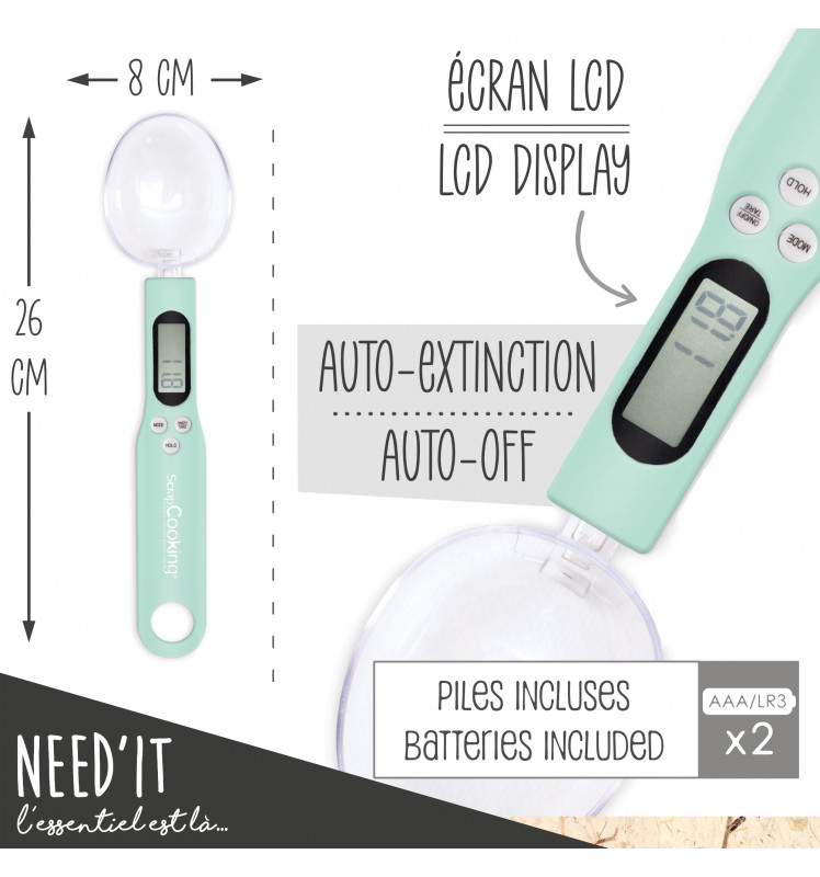 Digitale Präzisions-Löffelwaage