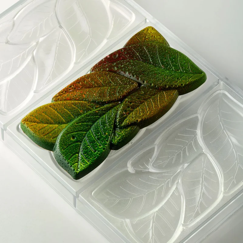 Gussform Pavoni PC5077 Garden – Schokoladentafelform mit Blätterdesign von Liudmila Pascurova