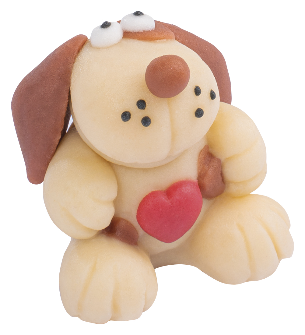 Marzipan Hund handgemacht 4,5 cm