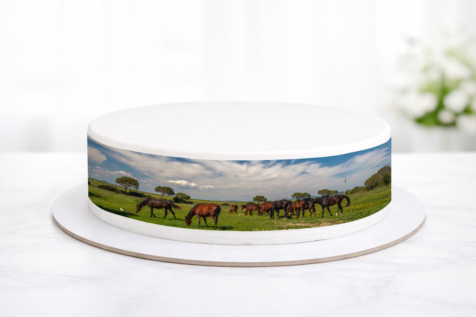Tortenband Pferd 