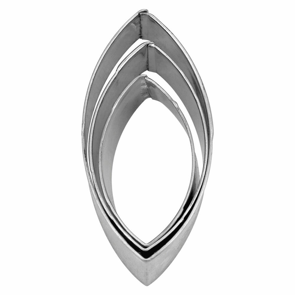 Terassenausstecher oval glatt 3-teilig  Kopie