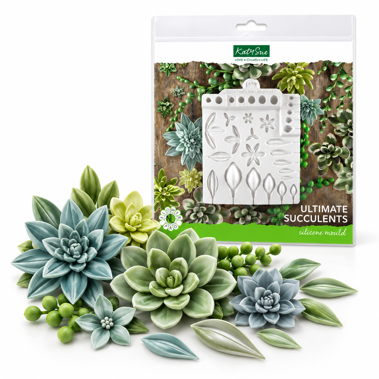 Silikonform Succulenten