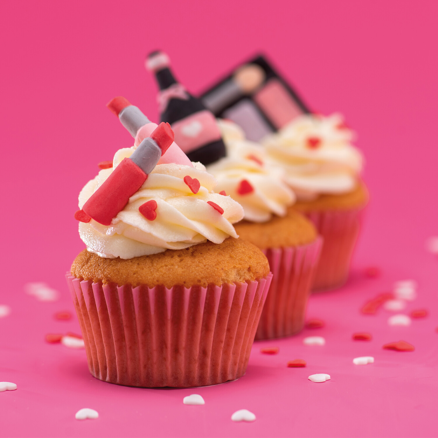 Make-up – 3-teiliges Set mit Lippenstift & Schminkpalette