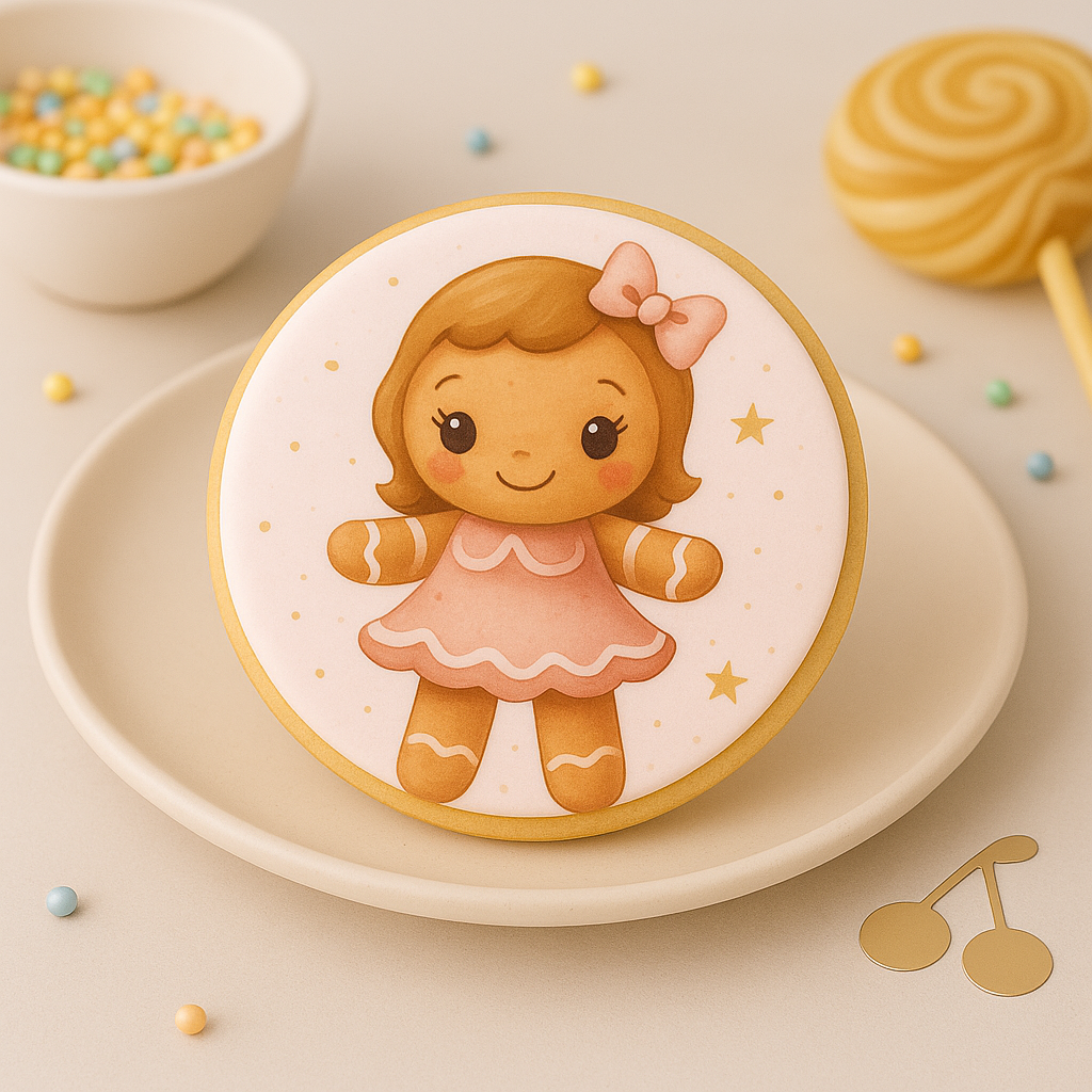 Keksaufleger Lebkuchenfrau