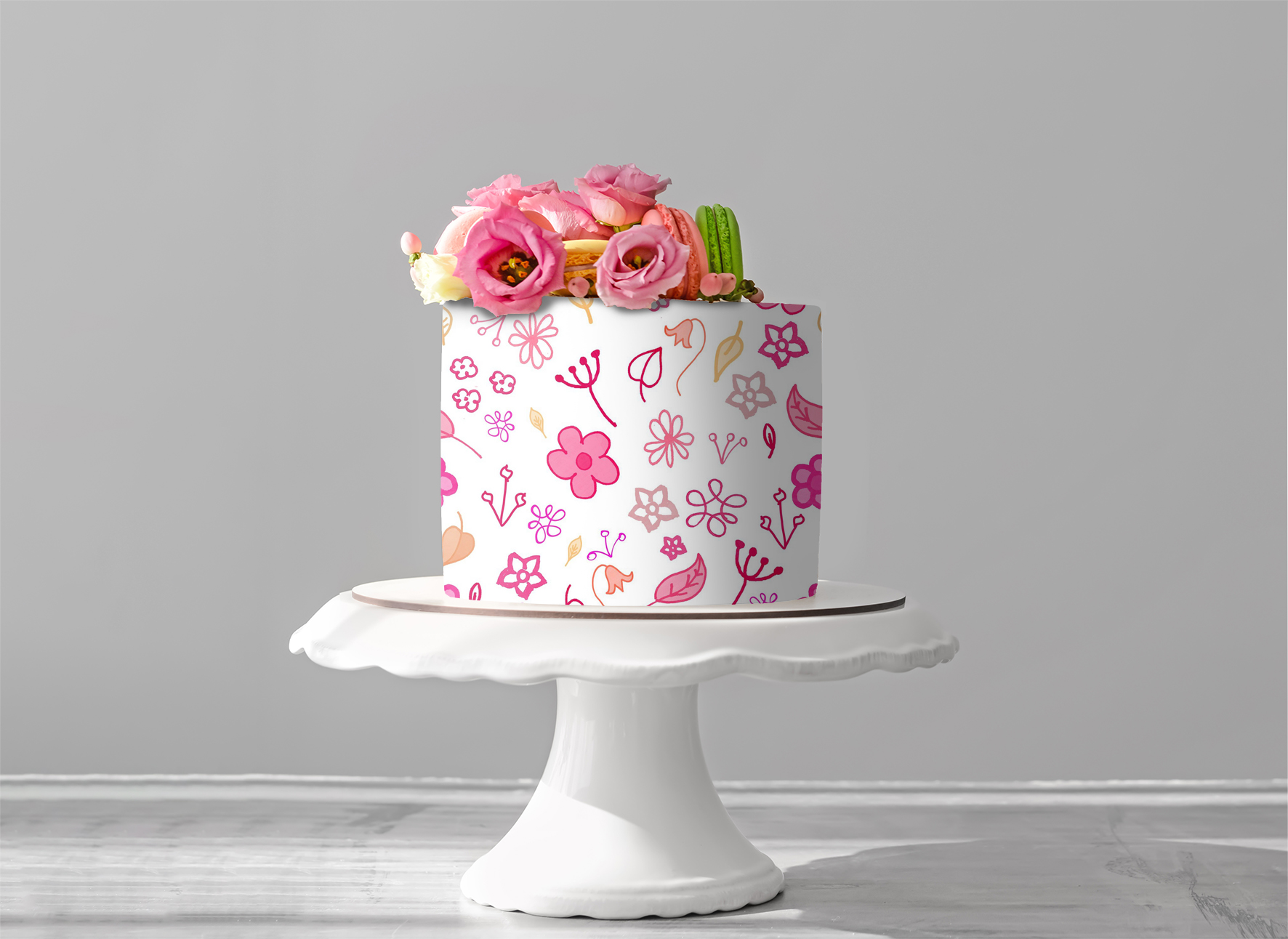 Deko Fondant  Blumen