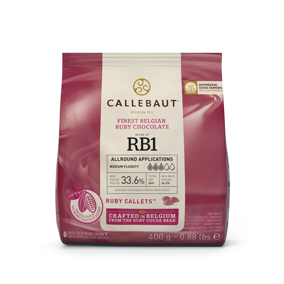 Callebaut Callets 400g  Ruby 