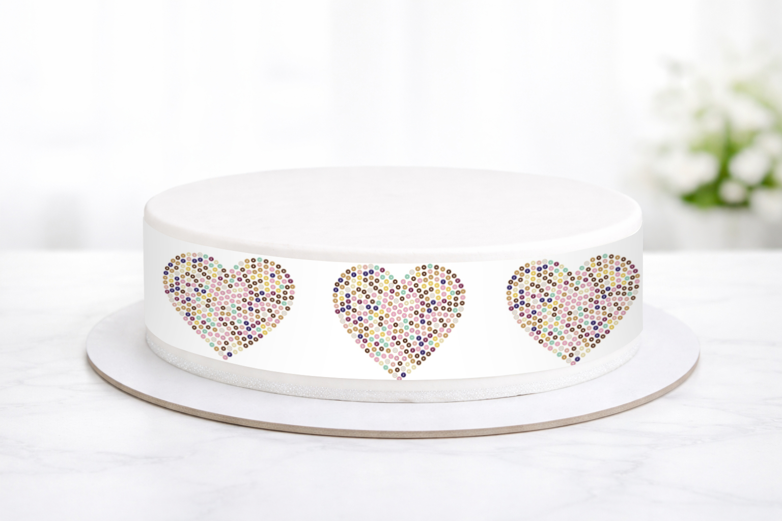 Tortenband Herz