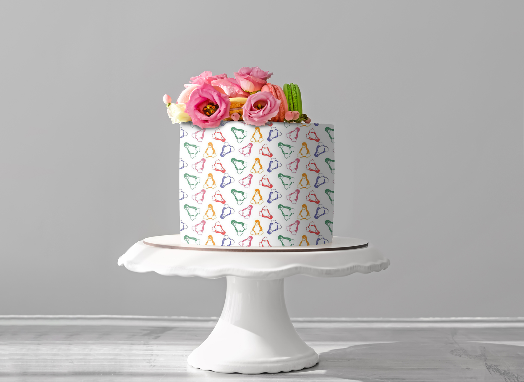Deko Fondant Pinguin