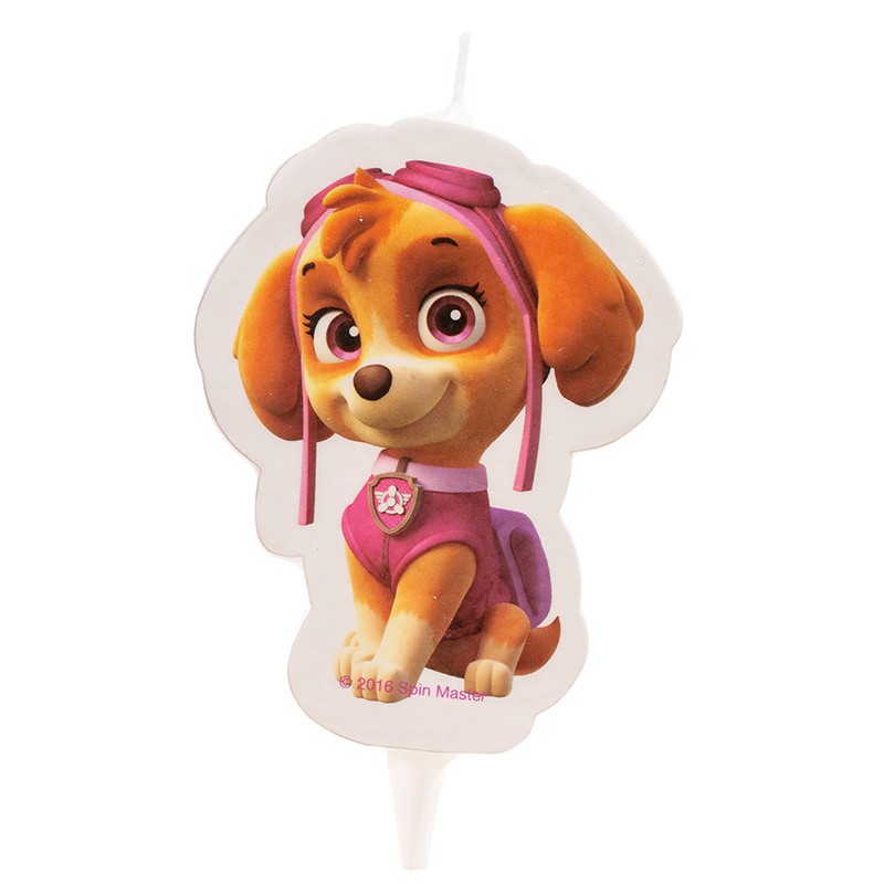 Paw Patrol Kerzen Set 5 Stück – Mini-Tortenkerzen Ø 3 cm